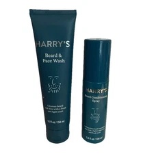 Harry's Beard Grooming Kit for Men, 5.1 Fl. Oz Wash and 3.4 Oz Condi. Spray
