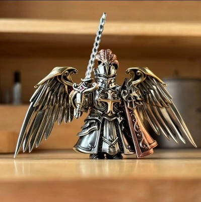 Crimson Templar Figurine Magnetic Assembly Crusader Collectible Gift