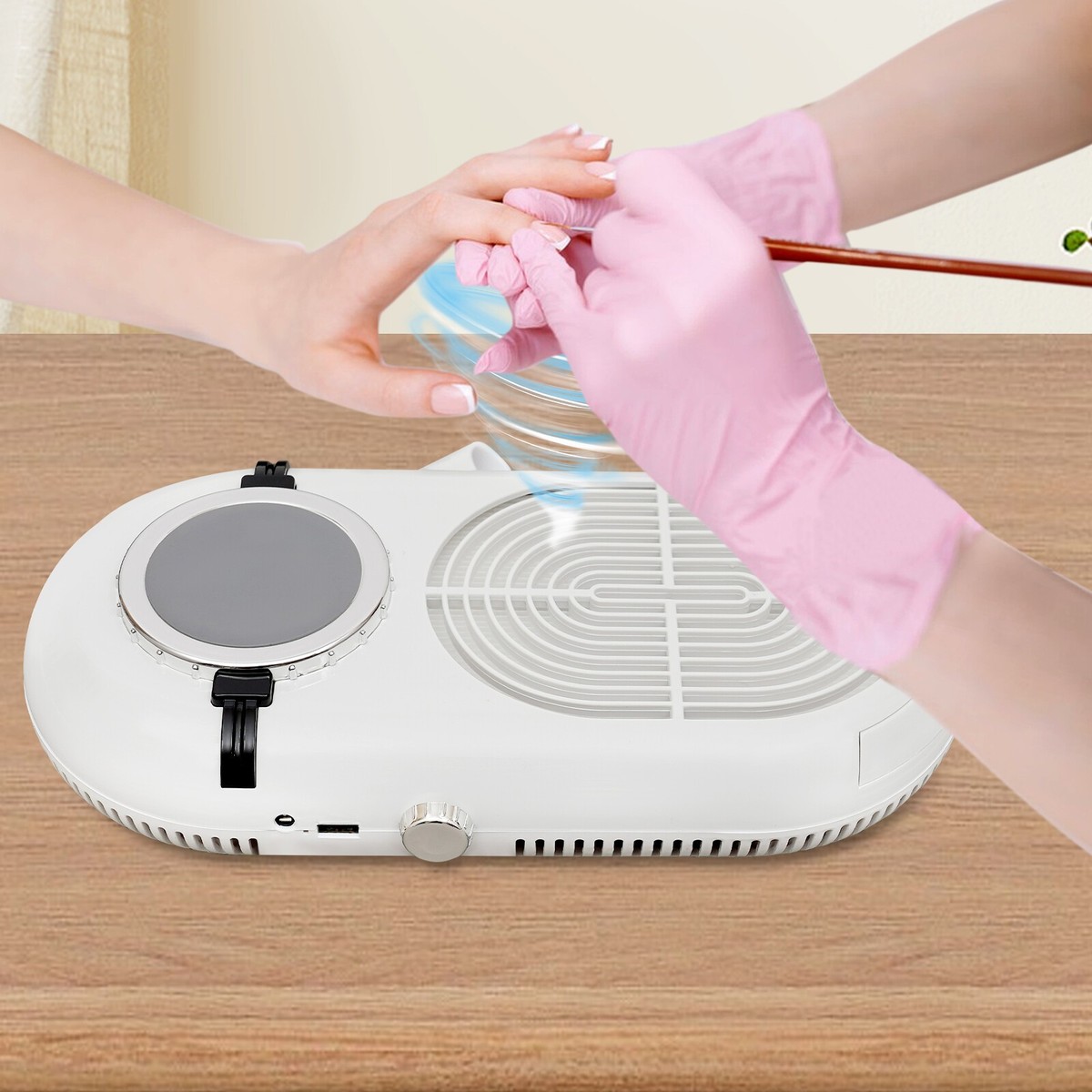 2-in-1 80W Nail Dust Collector with 2 Reusable Filter,10-Gear Powerful Acrylic Vacuum Drill Duster Collector Extractor,Low Noise - 66 2-in-1 80W Nail Dust Collector with 2 Reusable Filter,10-Gear Powerful Acrylic Vacuum Drill Duster Collector Extractor,Low Noise - 66