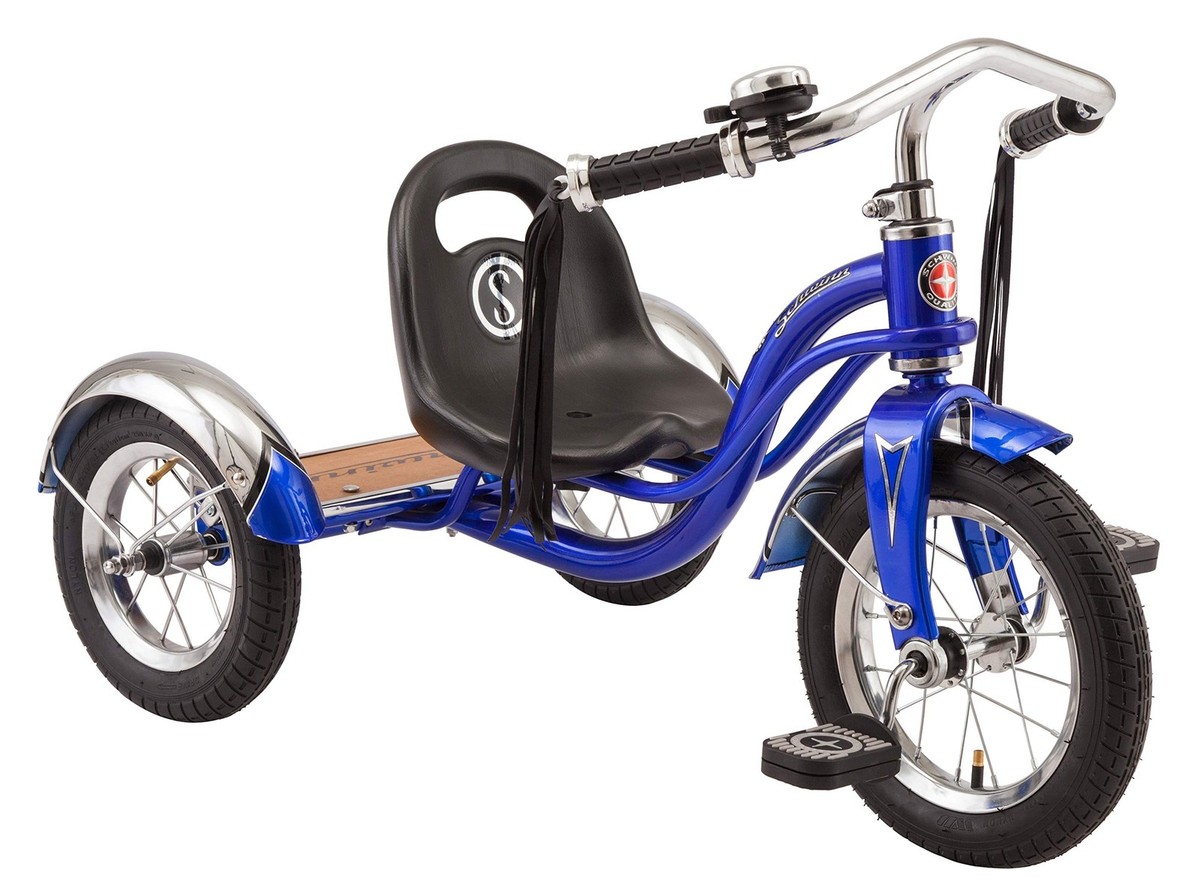 Schwinn Roadster Tricycle, 12 Inch Front Wheel Bike for Kids Ages