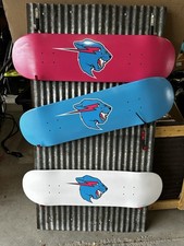 RARE 7-Ply 100% Canadian Maple Mr. Beast Custom Skateboard Deck (Neon Pink) 8.25