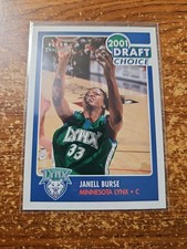 2001 Fleer Tradition WNBA - 2001 Draft Choice Janell Burse #182 (RC)