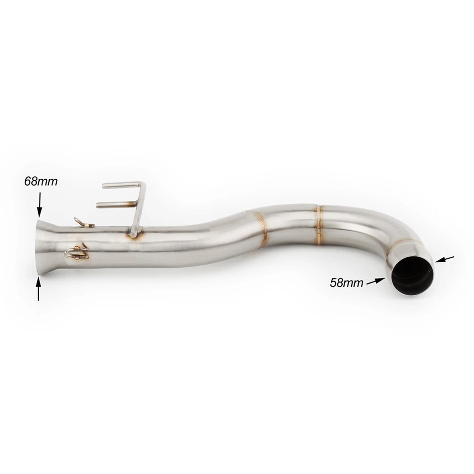 For Can Am Spyder F3 2007-2022 Motorcycle Exhaust Mid Link Pipe Slip-on Foto 2 de 4