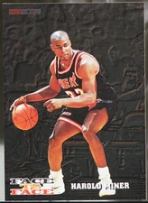 1993-94 Hoops - Face to Face Basketball Harold Miner / Michael Jordan #FTF10 EX