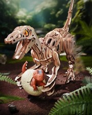 Walking Dinosaur Wooden Puzzle Model Kits 3D DIY Crafts for Adults Teens 14