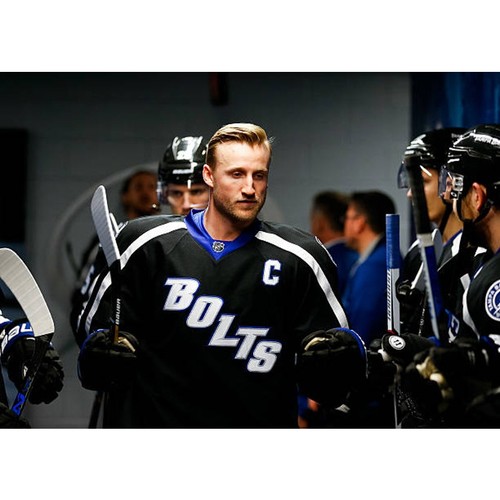 Tampa Bay Lightning 2014-17 Rbk Premier BOLTS 3rd jersey S black Alt NHL hockey - Picture 4 of 11