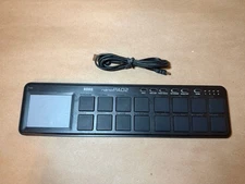 Korg nanoPAD2 Black nanoSERIES2 Slim-Line USB/MIDI Pad Controller w/ USB Cable