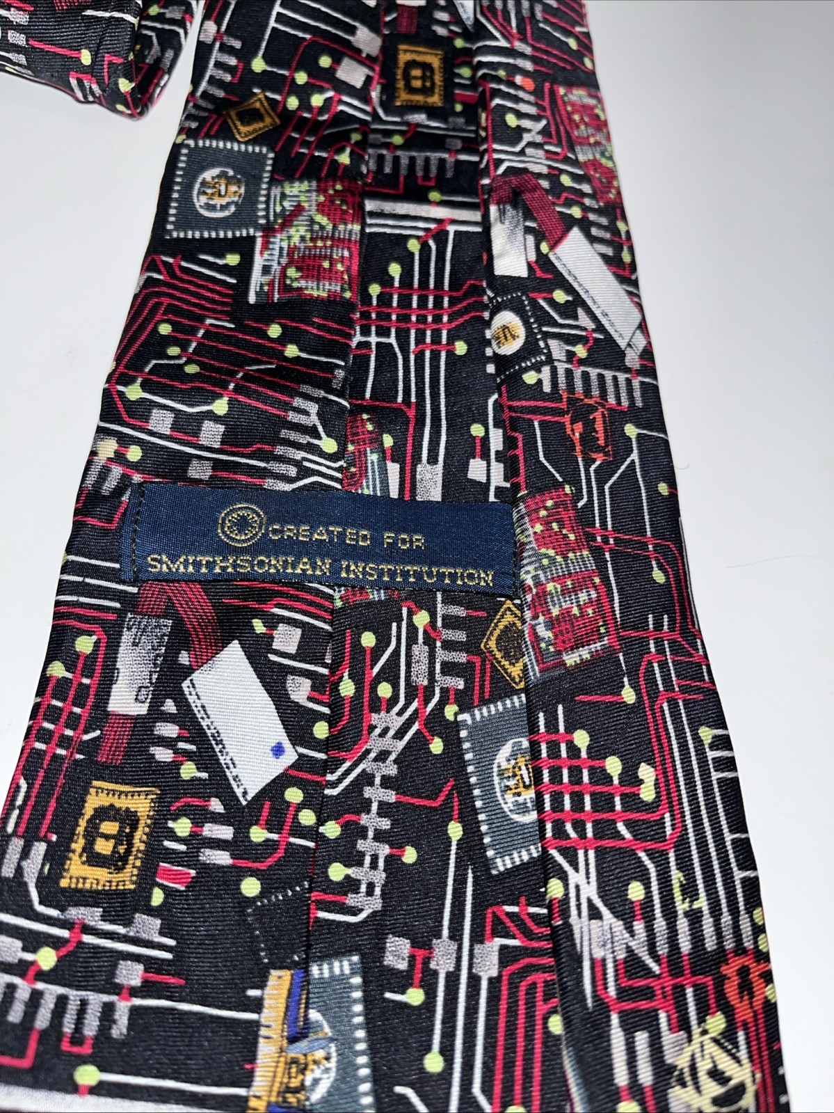 Smithsonian Institution Tie Computer Circuits Nec… - image 5