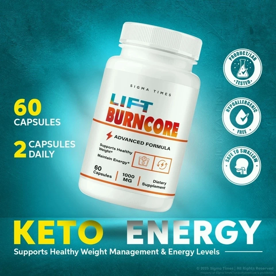 Lift BurnCore Pills - Lift Burn Core Capsules for Advanced Weight Loss 60 ct USA - Image 4 of 4
