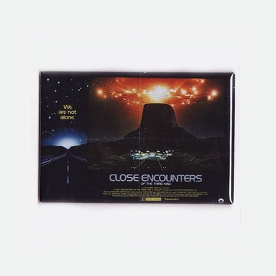 CLOSE ENCOUNTERS (1977) / HORIZONTAL - 2''x3'' MOVIE POSTER MAGNET (spielberg vhs 