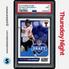 2017 PANINI SCORE #2 PATRICK MAHOMES II NFL DRAFT RC ROOKIE PSA 9