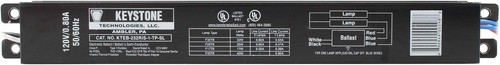 Keystone KTEB-232RIS-1-TP-SL Electronic Ballast, 2-Lamp, 32W T8, F32T8, 120V - Picture 2 of 4