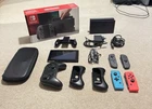 Nintendo Switch Black Console, Dock and Charger, 2 Extra Joycons, 1 Controller