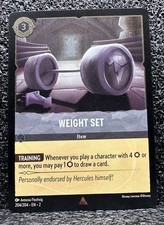 Disney Lorcana Rise of the Floodborn Rare - 204/204 Weight Set