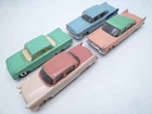 VINTAGE DINKY TOYS AMERICAN CAR LOT: PACKARD FORD PLYMOUTH STUDEBAKER 1950/60s