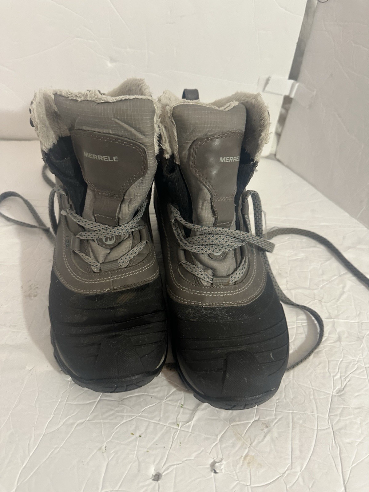 Stivali da neve Merrell Snowbound impermeabili OptiWarm antracite donna taglia 8 5 J55622
