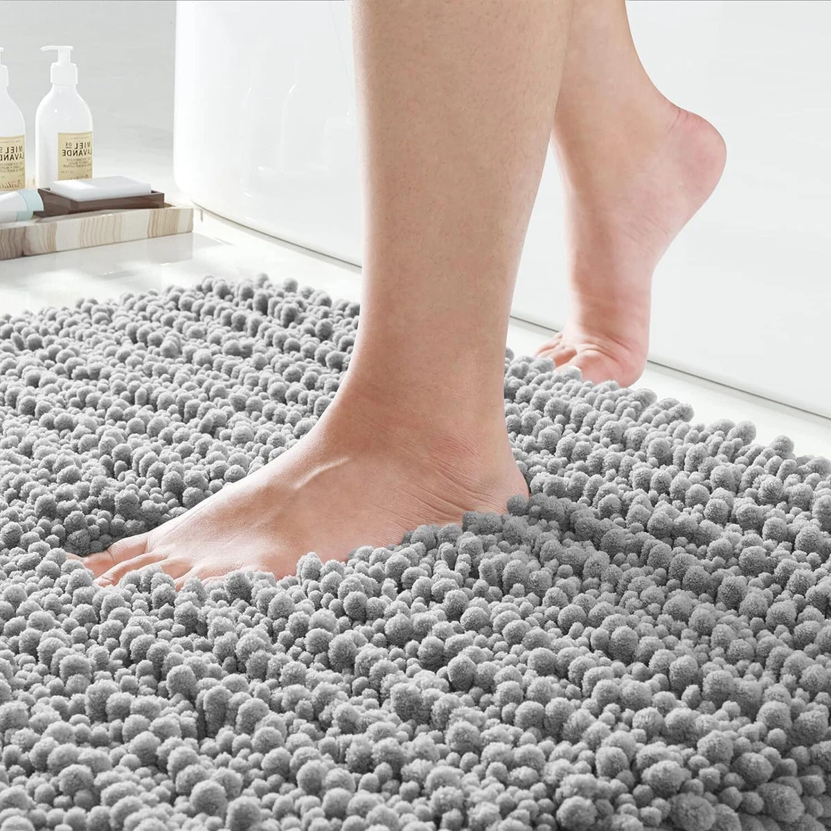 Chenille bath rug deals