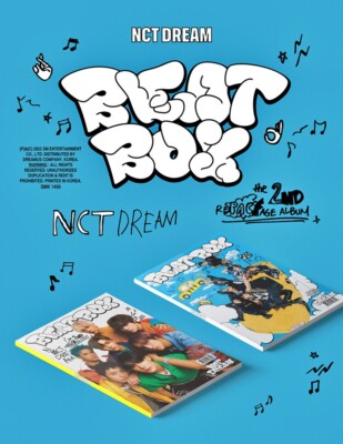 NCT DREAM 2nd Repackage Album Beatbox NEW SCHOOL Ver. CD+Book+Card