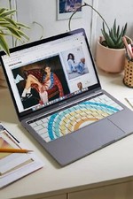 MACBOOK PRO 13” / 15” KEYBOARD COVER TOUCHBAR LAPTOP SILICONE PASTEL RAINBOW NWT