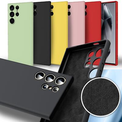 Dünne Handy Schutz Hülle Bumper Case Cover für Samsung Galaxy S24 S23 Plus Ultra