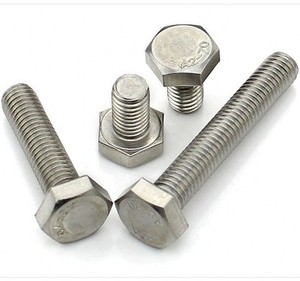 Hexagonal de cabeza tornillos M3 completamente roscados tornillos métricos Acero Inoxidable A2