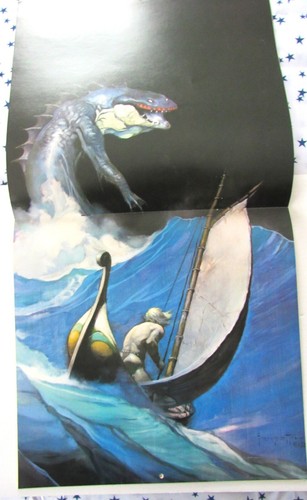 1979 Calendar of Frank Frazetta Fantasy Artwork 12.5 x 12 - Picture 2 of 3