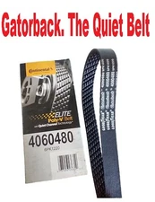 Serpentine Belt Poly-V Quiet Belt Gatorback CONTINENTAL ELITE/Goodyear 4060480
