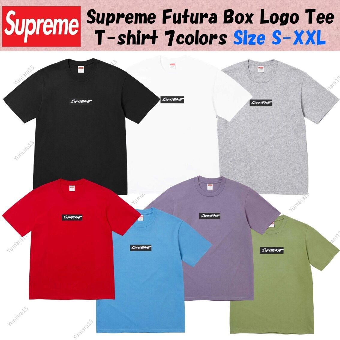 【SUPREME】 Futura Box Logo T-Shirt Black Supreme Box Logo Tee Black