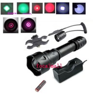 T20 Infrared LED IR 810nm 850nm 940nm Green Night Vision Zoomable Flashlight