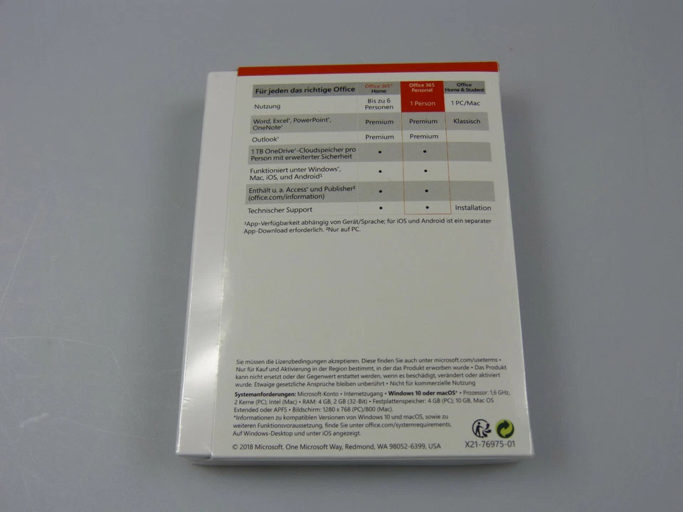 Microsoft Office 365 Personal, 1 User! macOS und Windows! 12-Monats-Abonnement! - Bild 4 von 4