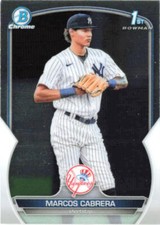 2023 Bowman Marcos Cabrera #BCP-46 New York Yankees