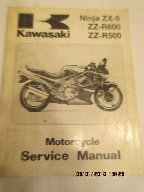 Kawasaki NINJA ZX-6 ZZ-R600 ZZ-R500 OEM motorcycle service shop