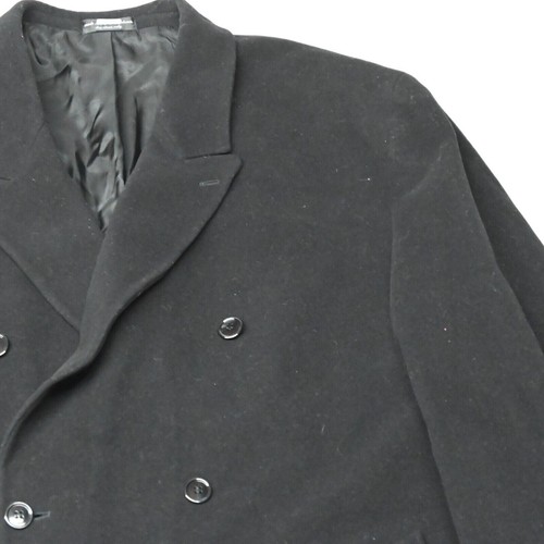 Kenneth Cole Reaction 36S Small Brown 100% Wool Button Front Trench Overcoat - Picture 2 of 12
