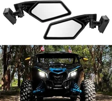 PSLER Maverick X3 UTV Side Mirrors Rear View Racing Mirrors Upgraded 360 Degree