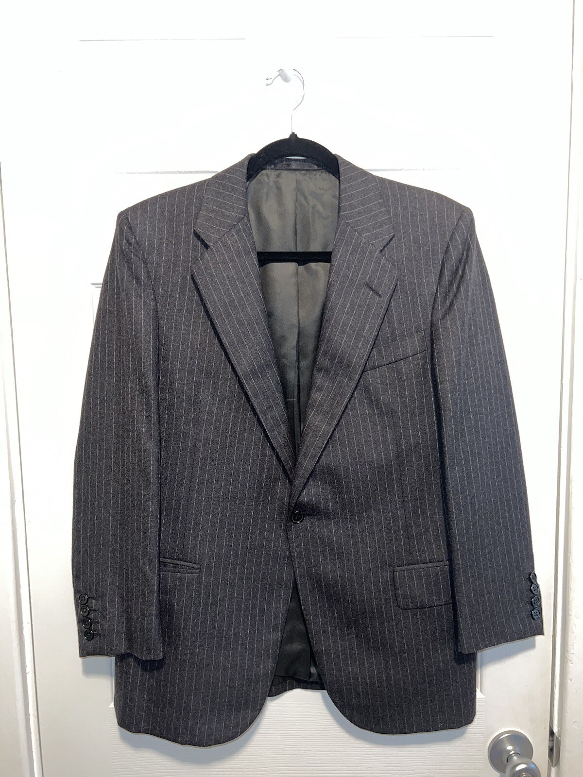 FILA Giacca sportiva H. Huntsman & Sons Savile Row lana tweed un pulsante 40 S UK 78W