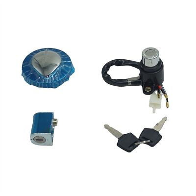 Ignition Switch Fuel Gas Cap Seat Lock Set For Honda Magna 700/750 Rebel 250/450
