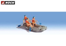 Gommone da Rafting (non galleggiante) con personaggi HO NH16818 - noch modellism
