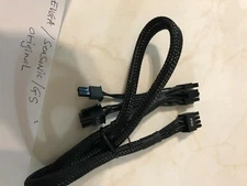 SEASONIC X PRIME TITANIUM VGA PCI eXPRESS POWER CABLE 8 PIN 2X 8 PIN ,ORIGINAL