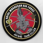 MOROCCO AIR FORCE  AH-64E TANK KILLER APACHE HELICOPTER patch