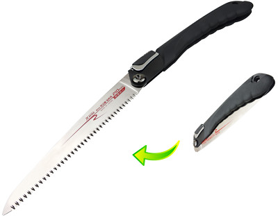 FAMEX 5515 Japanische Astsäge klappbar 210mm - Japansäge Gartensäge Handsäge