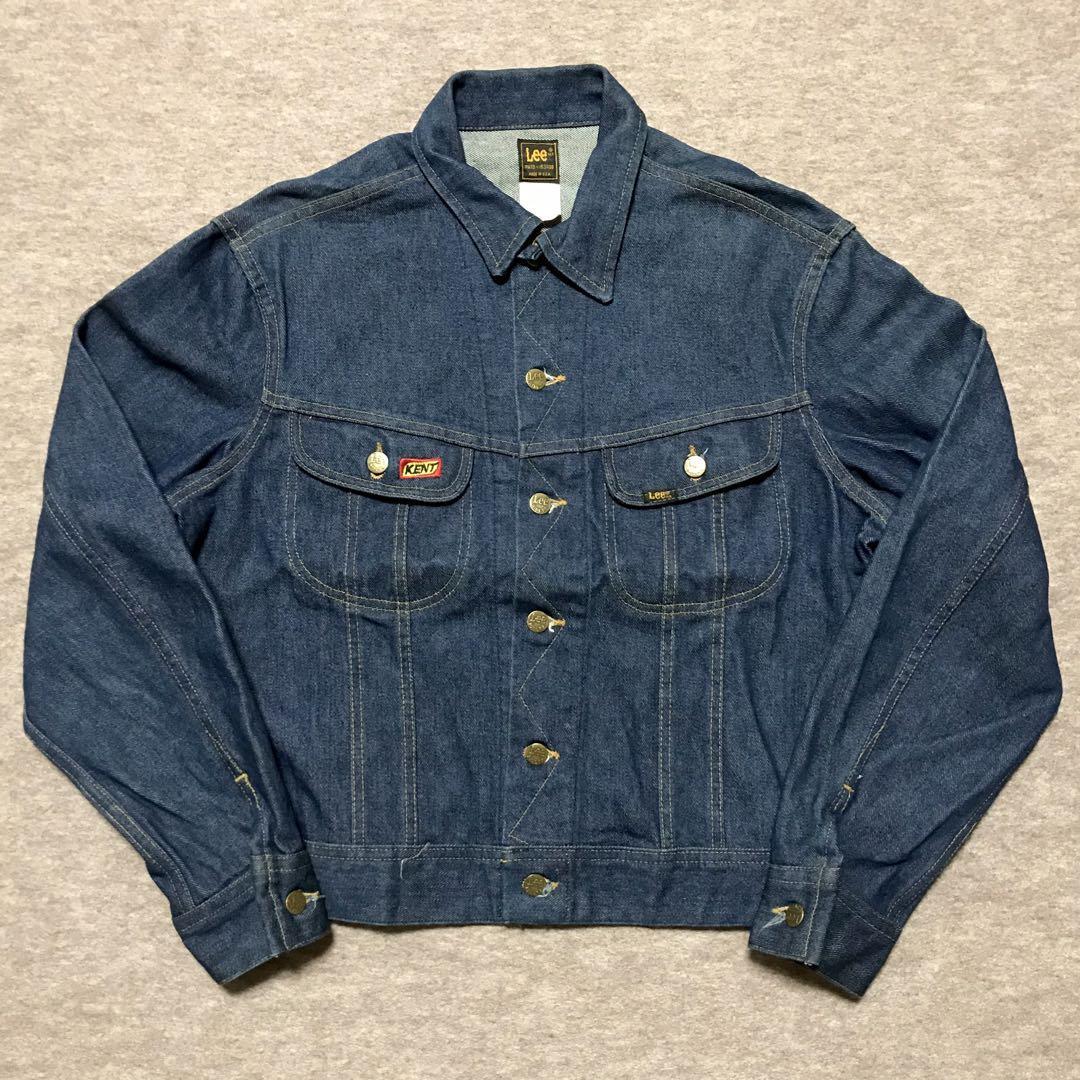 LEE 220 Denim Jacket 1 Wash Big Size Vintage 1970s Dark Blue LEE 220 Denim Jacket 1 Wash Big Size Vintage 1970s Dark Blue