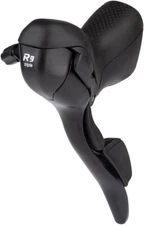 microSHIFT R9 Left Drop Bar Shift Lever Triple Shimano Compatible Black