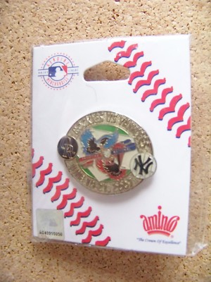 2007 Colorado Rockies vs NY New York Yankees Interleague pin MLB