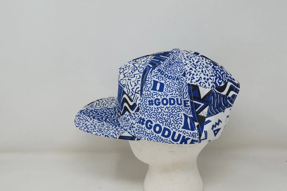 杜克女式篮球蓝色魔鬼平沿帽全印花 NCAA GoDuke — 第 3/4 张图片