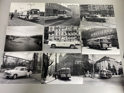 Foto s Oldtimer  BUSE Autos ca 24 x 18 cm original aus der 1965 S/W   9 TEILE