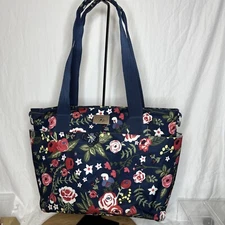 Ju-Ju-Be Encore Tote Midnight Posy Diaper Bag 18x13x23