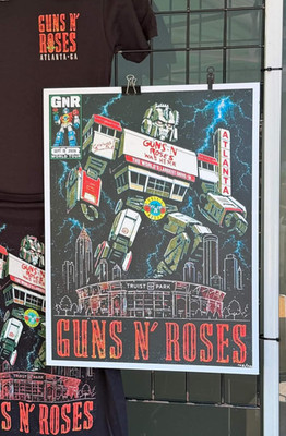 Guns N Roses Truist Park, Atlanta, GA September 19 2026 Poster