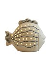 SEINHIJO Fish Statue Sculpture Ocean Decor Gifts Modern Figurine Ceramic Arts...