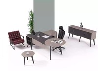 Designer HolzmöBel Couchtisch Arbeitszimmer Modern Rund Tisch BüRomöBel