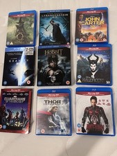 9 Blue Ray 3D DVDs Bundle